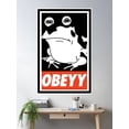 thumbnail image 2 of Obeyy Poster Wall Art, Modern Wall Decor For Living Room Bedroom, 16x24 UNFRAMED, 2 of 3