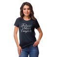 thumbnail image 1 of Inkdotpot T-Shirt Personnalisé pour Femmes Haut Future Madame Annonce de Mariage, 1 of 8