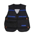 thumbnail image 2 of Chaqueta de Chaleco para Niños, Equipo de Juego/Deportes al Aire Libre de Nailon Negro para 12 Accesorios de Dardos, 2 of 6