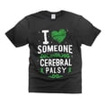 thumbnail image 2 of I Love Someone With Cerebral Palsy T-Shirt Cerebral Palsy Awareness T-Shirt Autism Awareness Tee (X-Large Navy Blue), 2 of 6