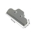 thumbnail image 2 of Food Preservation Clips, Plastic Sealing Clips, Reusable Snack Bag Clips, Kitchen Organizer Clips, For Pantry-Storing, Compact Design, 2-Piece Set, Durable Plastic, Household Storage Akmoler, 2 of 8