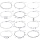 thumbnail image 5 of Sonducket 12 piezas cadena tobillera Universal aleación duradera estilo bohemio pie sandalia joyería tobillo pulseras para mujeres niñas fiesta boda Type1 NO1 Sonducket CBP451909, 5 of 5