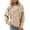 Khaki, variant on Zhanying Canada Sweatshirt Women Vintage Graphic Dressy Casual Blouses Oversized Long Sleeve Fall Tops Sweaters Basic Tees