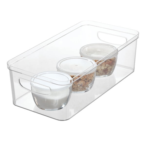 iDesign Crisp Bin 8 x 16 x 5, Clear