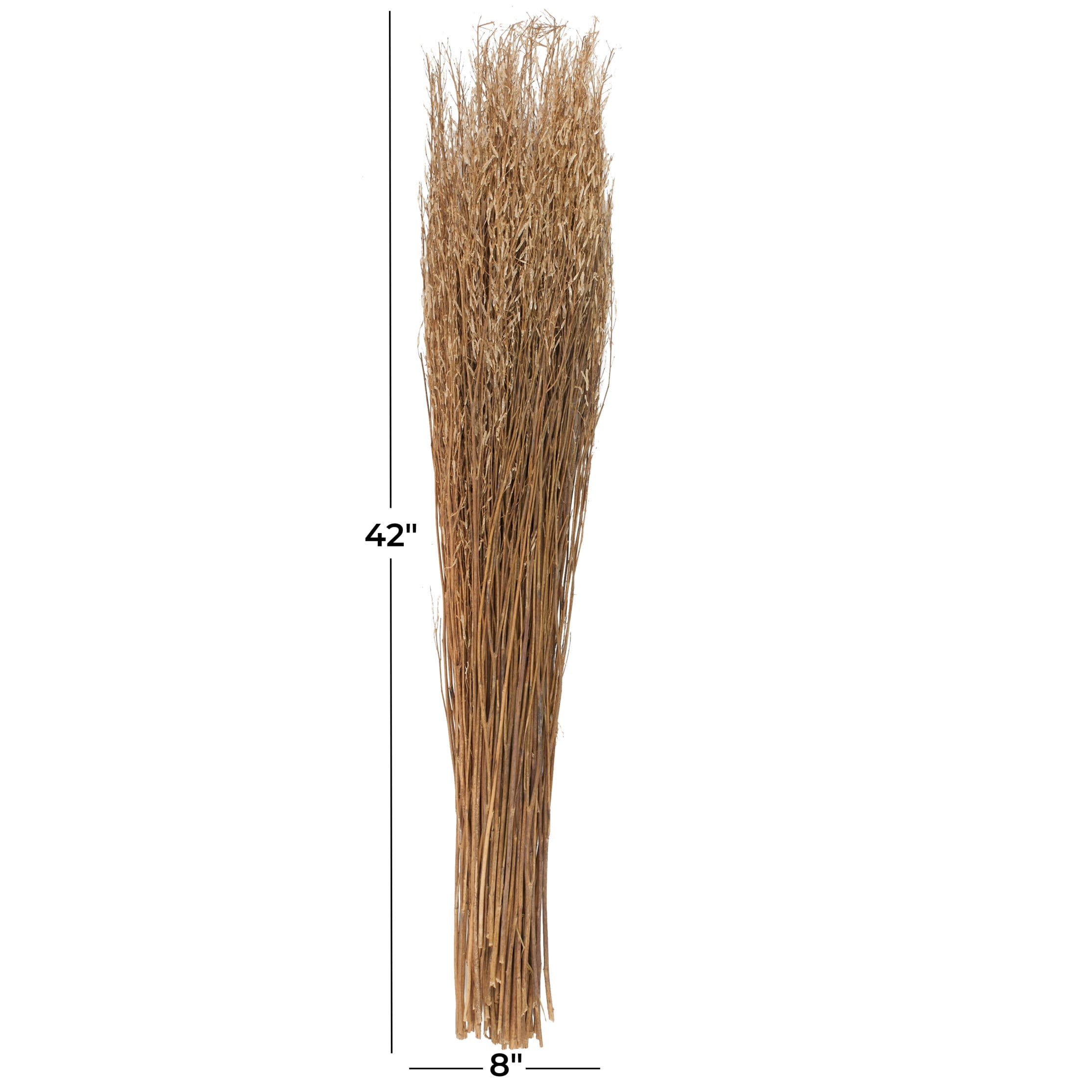 42" Tall Sticks Dried Plant Natural Foliage Bouquet with Grass, by DecMode