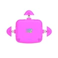 thumbnail image 4 of Rush Charge Universe 3 in 1 Portable Charger – 3300mah, 2.4A High-Speed Fast Charging Compatible with iPhone and Android Lightning, Type C, Micro-USB Charges 3 Devices at a Time Pre-Charged RC33 Pink, 4 of 5