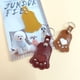 thumbnail image 2 of Methold 2 piezas, llaveros de almacenamiento, llaveros con forma de pata de gato, cadenas de regalo para mascotas, material suave y para Memoriales de mascotas negro, 2 of 6