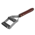 thumbnail image 4 of Dog Undercoat Rake Comb, Comfortable To Hold Pet Dematting Comb 2 Rows Teeth Curved Edges Wooden Handle  for Cat for Hair Removal Upper 13 Lower 8 Blades,Upper 18 Lower 10 Blades, 4 of 7