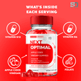 thumbnail image 4 of Next Optimal ACV Gummies Advanced Apple Cider Vinegar Supplement 3 Pack, 4 of 5