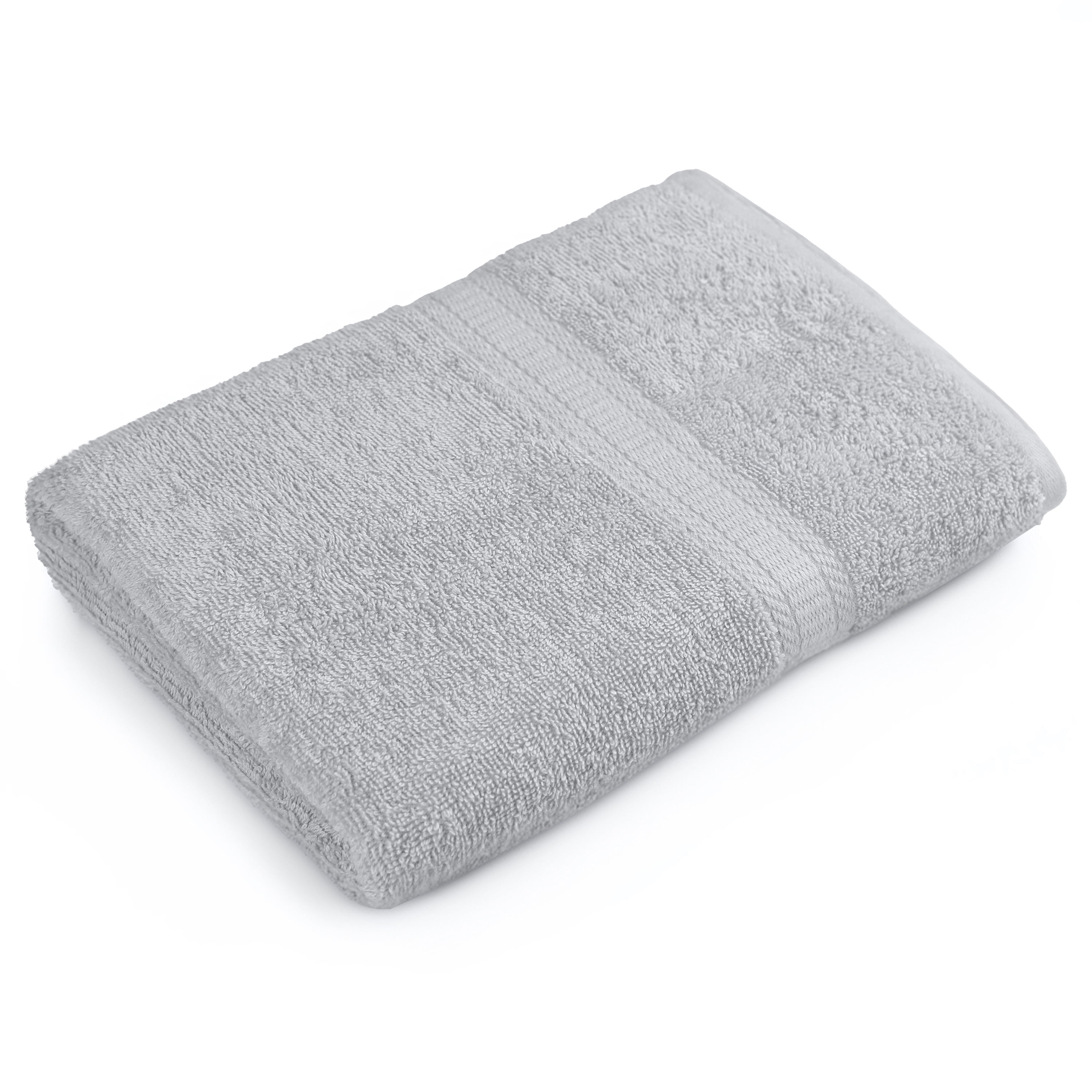 Mainstays Basics Solid Bath Towel, 100% Cotton, 27x52"