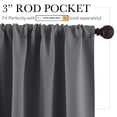 thumbnail image 2 of Cortinas opacas RYB HOME, color gris, 42 x 72 cm, 2 paneles para sala de estar, 2 of 9