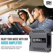 Banda BEAT3001 1 Ohm High Power Vehicle Audio Mono Bass Amplifier with Subsonic Filter & Low Pass Filter Stable