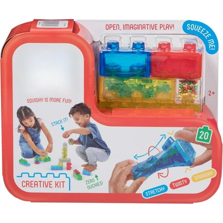Goliath Jelly Blox Creative Kit | Includes Blocks | Toddler & Preschool Building Blocks Kids Can Squeeze, Stretch, Squish | Safety Tested & Ouch-Free | Tactile, Sensory Play Toy for Ages