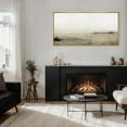 thumbnail image 3 of IDEA4WALL Extra Large Framed Canvas Print Wall Art Minimalist Monochrome Wetland Artwork Nature Wilderness Antique Retro Fine Art Decorative Relax/Calm for Home Decoration - 60"x30", 3 of 5