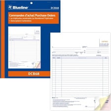 Blueline BLIDCB68 Purchase Orders Book
