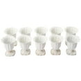 thumbnail image 4 of Miumaeov 10Pcs 5.5"H Flowers Arrangement Vase, Metal Wedding Centerpiece Table Decorations for Wedding Party Birthday (White), 4 of 10