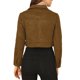 thumbnail image 3 of Chaqueta de moto recortada de ante sintético con cuello de solapa para mujer Inspire Chic L Khaki, 3 of 7