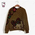 thumbnail image 5 of Sudadera con capucha de otoño HELLO KITTY, sudadera fina y elegante para mujer, jerséis Harajuku, moda coreana, camisetas de manga larga a juego, ropa de calle, 5 of 5
