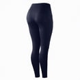thumbnail image 5 of UngA Women's High Waisted Tummy Control Yoga Pants with Pockets Athletic Leggings for Women Navy,L, 5 of 5