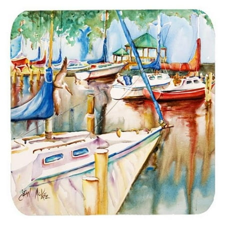 

Gazebo And Sailboats Foam Coasters Set Of 4