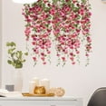 thumbnail image 5 of Waterproof Rose Vine Wallpaper for For elegant Home Decoration in Pink Color, 5 of 5