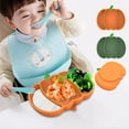 thumbnail image 7 of Vikakiooze New Plate for Children'S Vegetable Shape, Non Slip Suction Cup, Integrated Baby Separated Food Grade Silicone Plate,Home Clearance, 7 of 7