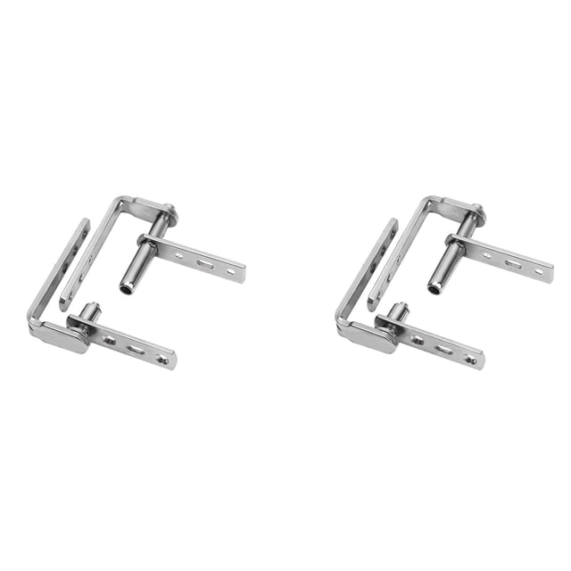 Paquete de 4 Bisagras para Puerta de Café, Herrajes para Puertas Batientes de 304 Acero Inoxidable Bisagras para Puertas de Salón, Automático, para Puertas Batientes-S