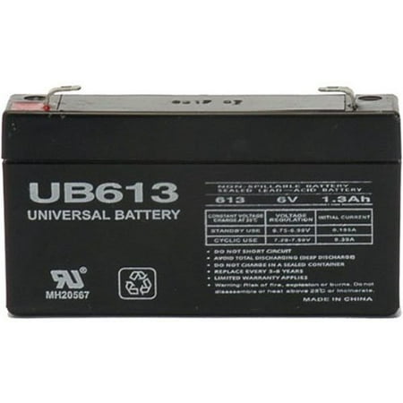 Ge Replacement Battery - 6V 1.3AH GE 600-1054-95R Simon XT Replacement Battery