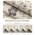 thumbnail image 3 of ChakmeOne Washable Rug for Bedroom Floral Rug,5x7 Area Rug, Non-Slip Low Pile Thin Indoor Area Rug for Dining Room, Nursery, Office, and Living Room, 3 of 10