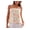 Orange, variant on Women's 100% Linen Summer Strapless Blouse Backless Casual Top