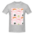 thumbnail image 4 of Bingfone Cute Sushi Men'S Loose Fit Short-Sleeve Pocket T-Shirt, 4 of 7