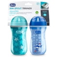 thumbnail image 2 of Chicco Insulated Rim Spout Trainer Cup 9oz Blue/Teal 12m+ (2pk), 2 of 10