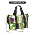 thumbnail image 2 of Travel Duffle Bag purple green Grape Travel Tote Bags Carry on Luggage Waterproof Weekender Bags with Top Handle Adjustable Shoulde Strap for Travel Gym, 2 of 5