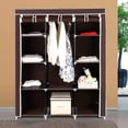 thumbnail image 4 of Topcobe 67" Portable Closet Wardrobe, Storage Organizer with 10 Shelves, Quick and Easy to Assemble, 4 of 6