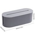 thumbnail image 3 of Caja organizadora de cables DQrwqpou con tapa para oficina en casa, 3 of 6