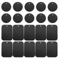 thumbnail image 1 of 20 placas metálicas universales para soportes magnéticos de teléfono para coche (negro), 1 of 5
