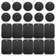 thumbnail image 1 of 20 placas metálicas universales para soportes magnéticos de teléfono para coche (negro), 1 of 5
