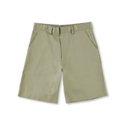 Universal Husky Flat Front Unisex Shorts (Sizes 10H - 20H) Color: khaki Size: 10h