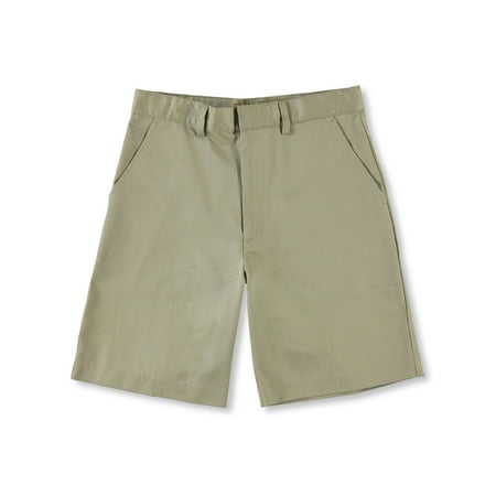 Universal Husky Flat Front Unisex Shorts (Sizes 10H - 20H) Color: khaki Size: 10h