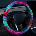 thumbnail image 2 of Tie Dye 14.5 Inch Printing PVC Leather Car Wheel Cover Auto Accessories, 2 of 6