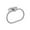 Silver, variant on Leodye 1PCS No Punch Stainless Steel Bathroom Towel Ring Hotel Quality Wall Mounted Towel Rack Bathroom Accessory -7.87x4.45in