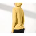 thumbnail image 3 of yillto Women's Sun Protection Hoodie Lightweight Athletic Jacket Full Zip Long Sleeve with Pockets Hiking, 3 of 7