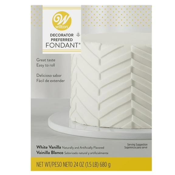 Wilton Decorator Preferred White Fondant, 24 oz. Fondant Icing