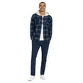 thumbnail image 4 of Men's Hurley Hooded Button-Up Flannel Shirt Color: Black Size: M, 4 of 4