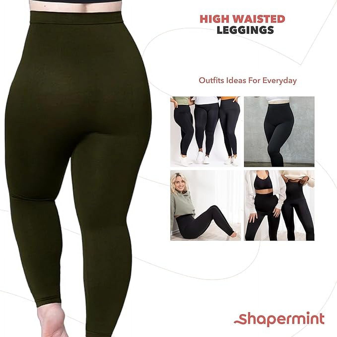Shapermint Women’s High Waisted Shaping Leggings - image 4 of 6