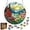 C, variant on CookMate Acrylic Suncatcher Puzzle (Style E),7.4in Stained Glass Window Hanging,Golden Sunset Landscape DIY Craft Kit for Mom Birthday and Home Garden Decor.