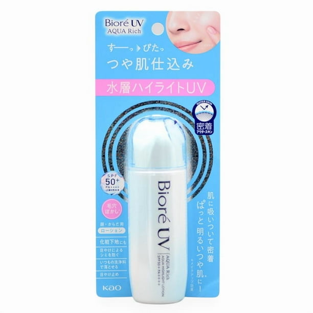 Loción solar Biore UV Aqua Rich Aqua Highlight, 70 ml