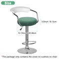 thumbnail image 3 of Uxcell 1-Pack Fundas Redondas para Taburetes de Bar, para Fundas de Asiento de Malla de Poliéster de 12-14 Pulgadas con Bandas Elásticas [Verde Grisáceo], 3 of 7