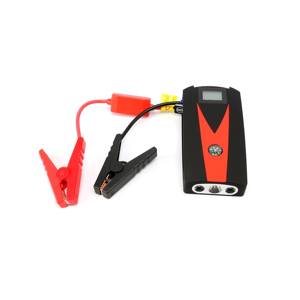 99900mAh 12V LCD 2 USB Car Jump Starter Pack Booster Charger Battery Power Bank 