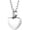 Silver, variant on Mini Heart Cremation Urn Necklace for Ashes for Women Men Cremation Locket Jewelry with Keepsake Urn Memorial Ash Jewelry